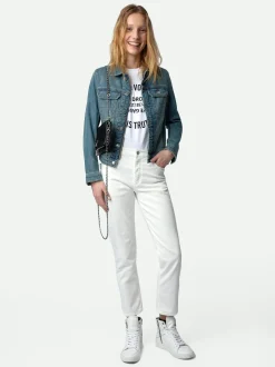 Fashion Zadig & Voltaire Rock Swing Your Wings ClutchICONIC Blacksilver